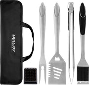 Set di accessori BBQ in acciaio inossidabile - Luxe - duraturo - accessori per barbecue