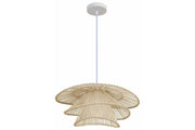 Lampada a sospensione rattan Hima Ø45,5 Reality E27