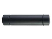 TUBO PORCELLANATO PER STUFE A LEGNA NERO OPACO  ø cm.15x100    SAVE