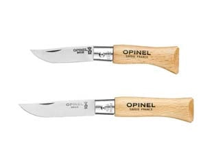 PORTACHIAVE COLTELLO OPINEL- - n°4 lama da cm.5 - 3 pezzi OPINEL