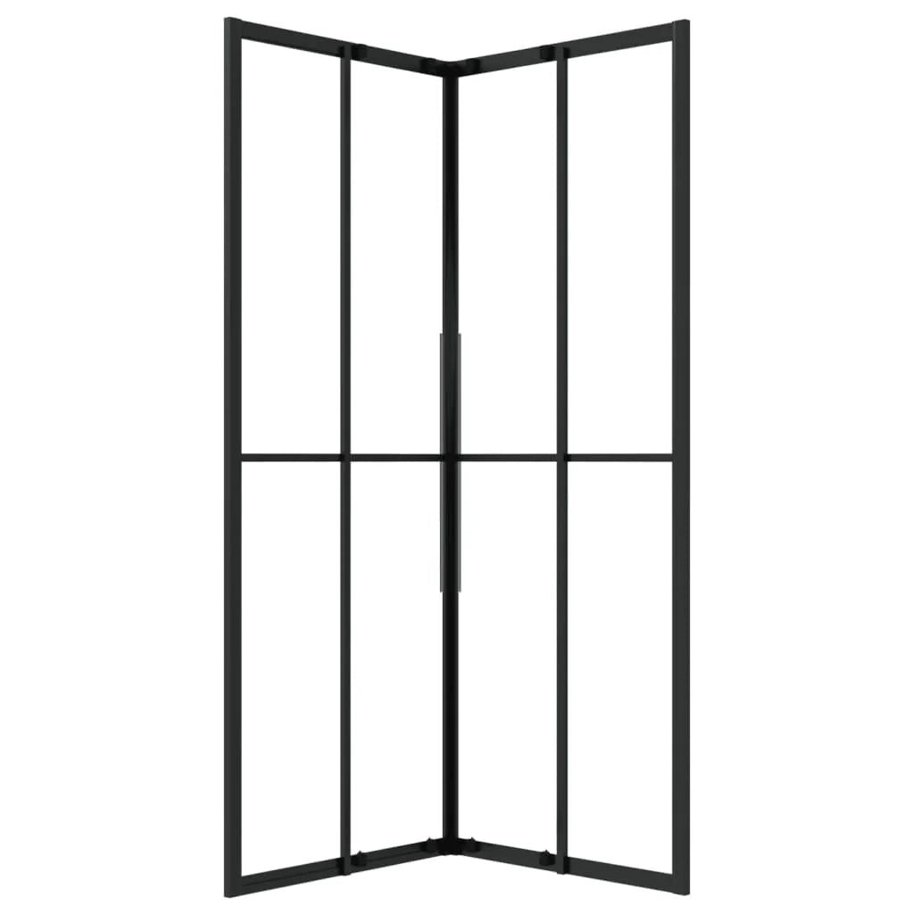 Box doccia ESG 80 x 80 x 180 cm nero 02_0002043