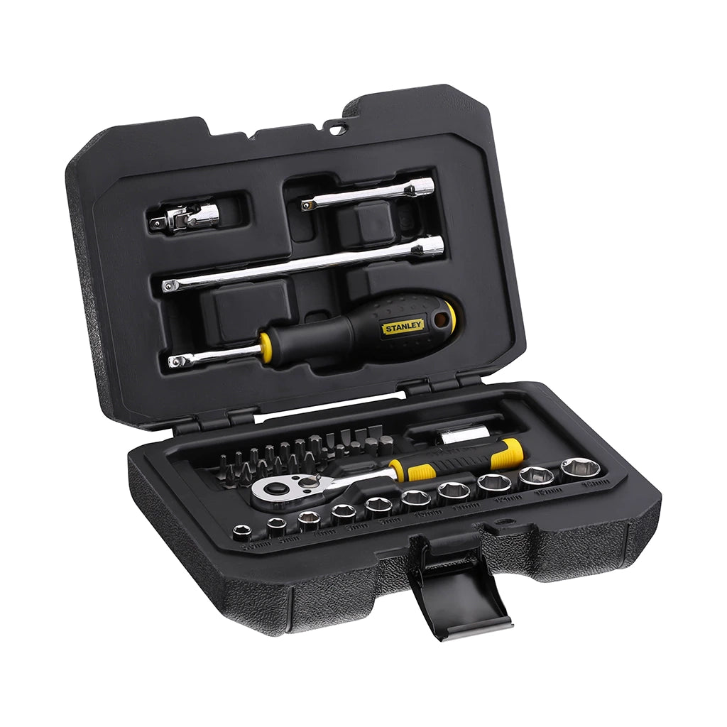 Stanley STMT82828-1 Set Chiavi a Bussola 38 Pezzi Attacco 1/4"