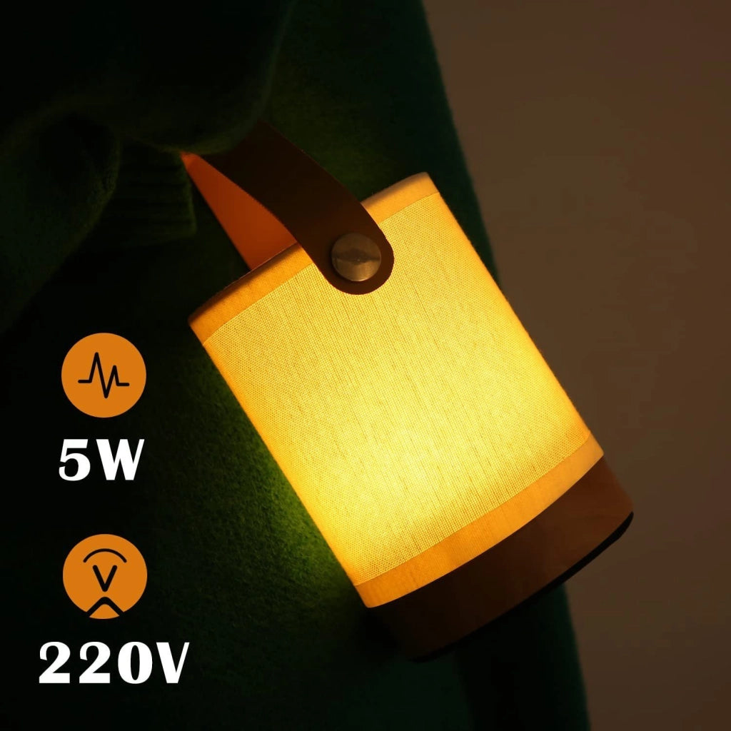 ZMH Lampada da tavolo LED wireless touch dimmerabile USB ricarica per comodino