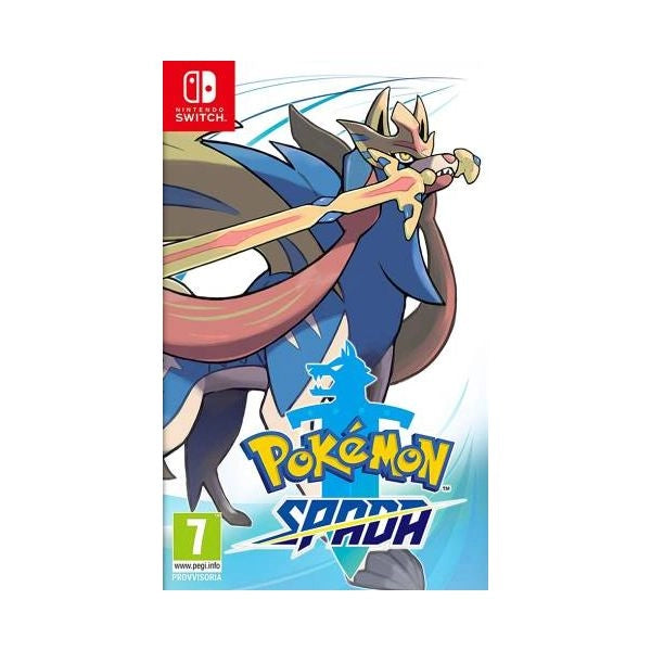 Nintendo pokémon spada standard cinese semplificato, cinese tradizionale, tedesca, inglese, esp, francese, ita, giapponese, coreano nintendo switch - 10002093