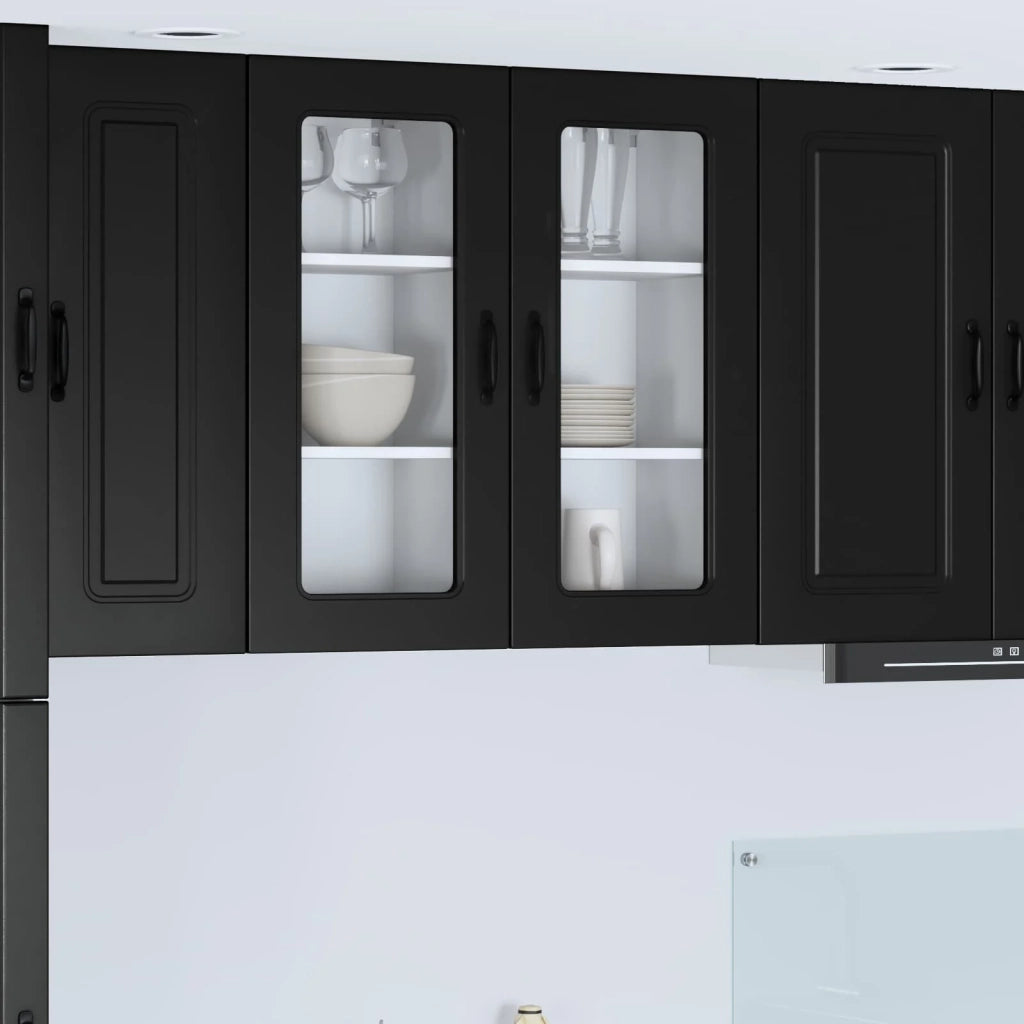 Mobile da cucina-Armadio da cucina Nero 40 x 31 x 80 cm Legno multistrato 802184