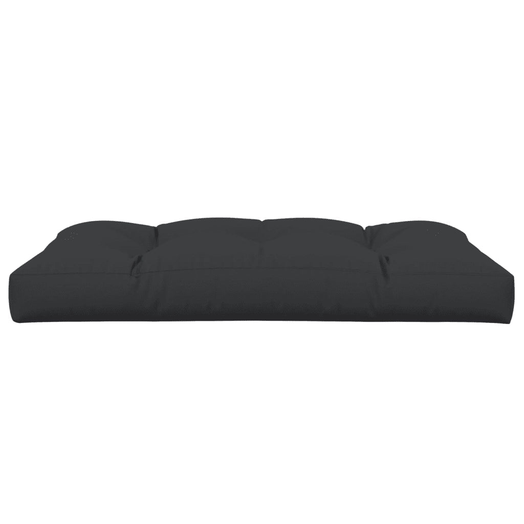 Cuscino per Pallet Nero 120x80x12 cm in Tessuto 360520
