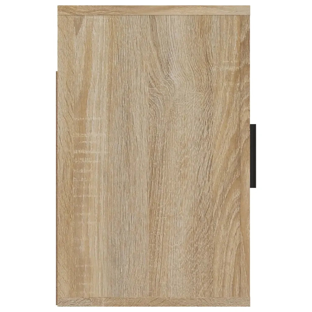 Set di 2 Comodini | Armadio da Notte | Mobiletto da notte a Muro Rovere Sonoma 50x30x47 cm