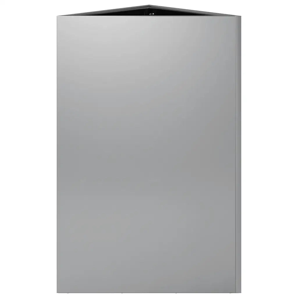 Fioriere 2 pz Triangolari 50x43x75 cm in Acciaio Zincato 851182