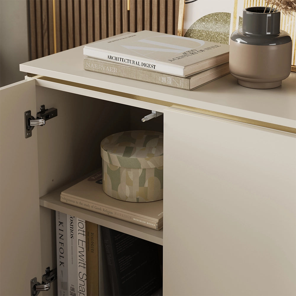 Vicco Credenza Cachemire 80 x 70 cm con 4 scomparti