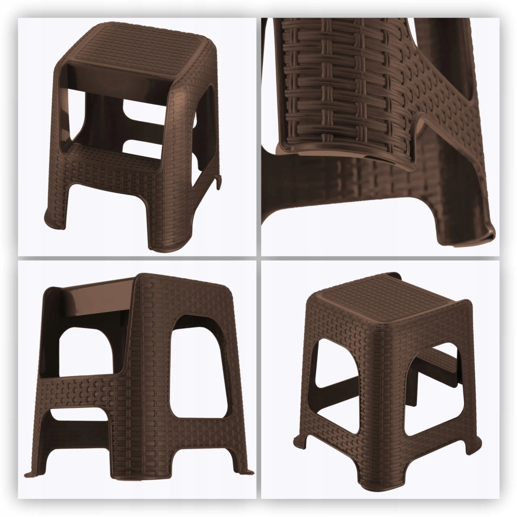 Sgabello da cucina KADAX, robusto, antiscivolo, portata 160 kg.