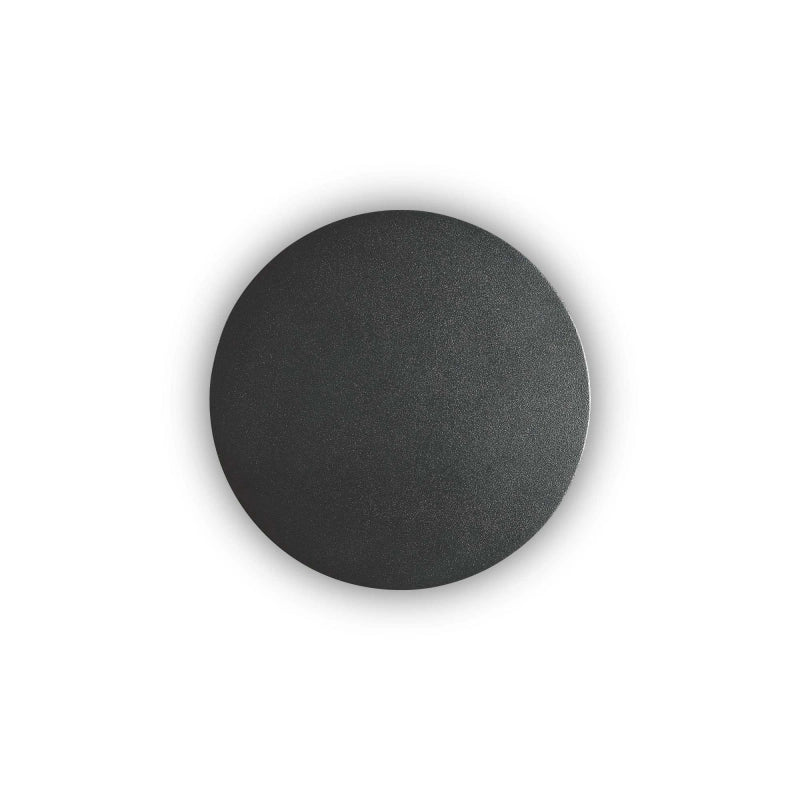 Lampada Da Parete Cover Ap D15 Round Nero Ideal-Lux