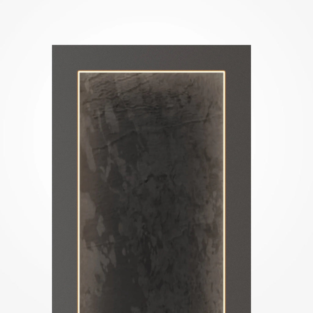 Maytoni Applique contemporanea Origin 1 luce LED integrato nero metallo pietra