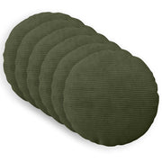 Federa 6 pcs HEERLEN Verde Ø 40 cm corduroy 922290