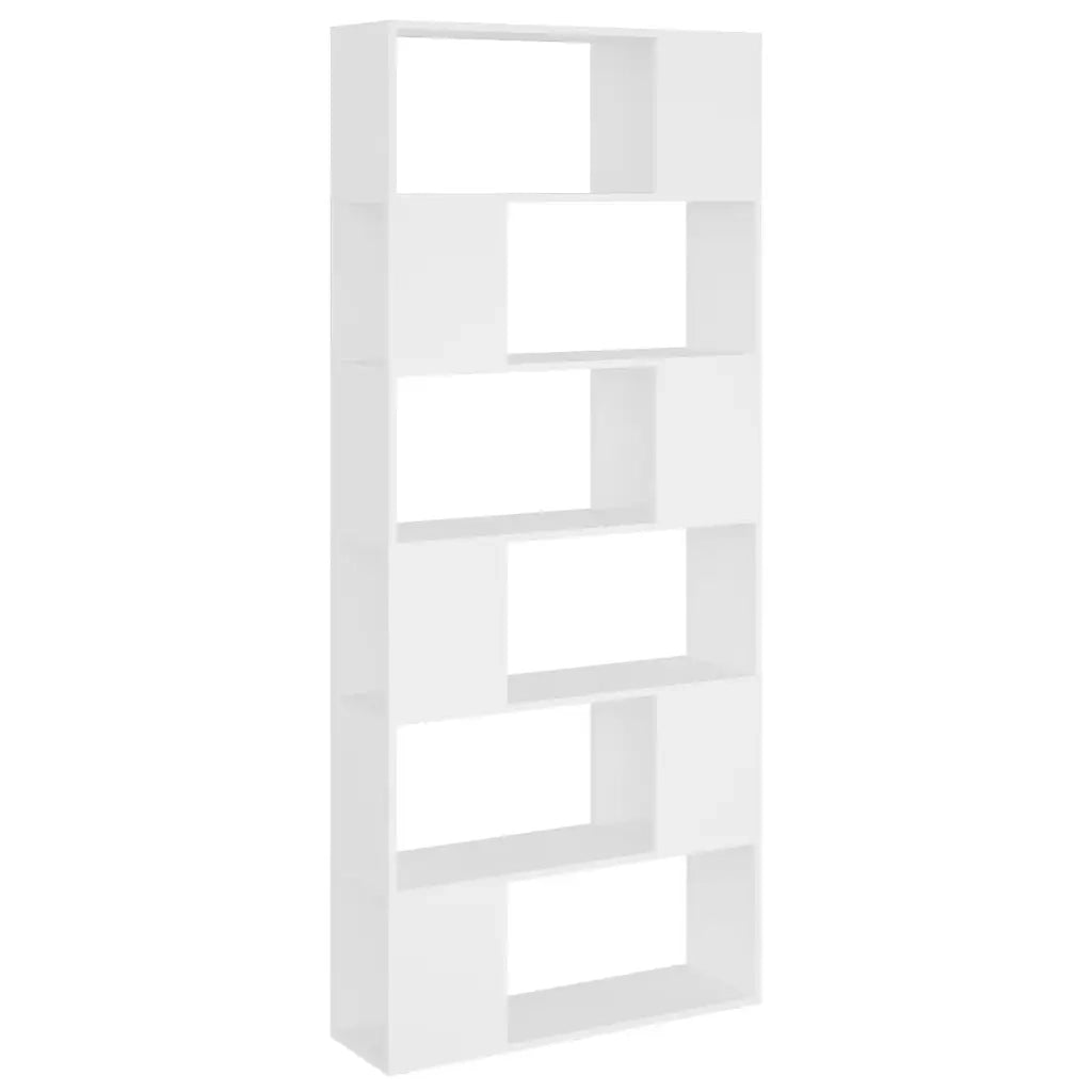 Libreria/Divisorio Bianco 80x24x186 cm in Truciolato cod mxl 6399
