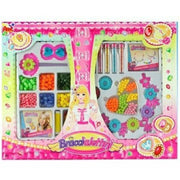Trade Shop - Braccialettini Crea Bracciali Con Perline Varie Misure Giocattolo Gioco Bambina -