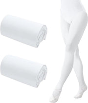 Set di Pantaloncini da Ballo per Ragazze e Donne, 2 Paia di Pantaloncini Bianchi in Taglia XL - Adatto per Bambini, Bambine e Studentesse per l'Esercizio