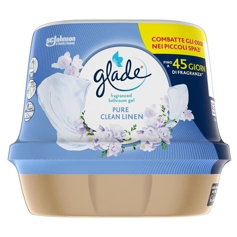 GLADE DEODARANTE BAGNO GEL 180 GR PROFUMAZIONE LINO
