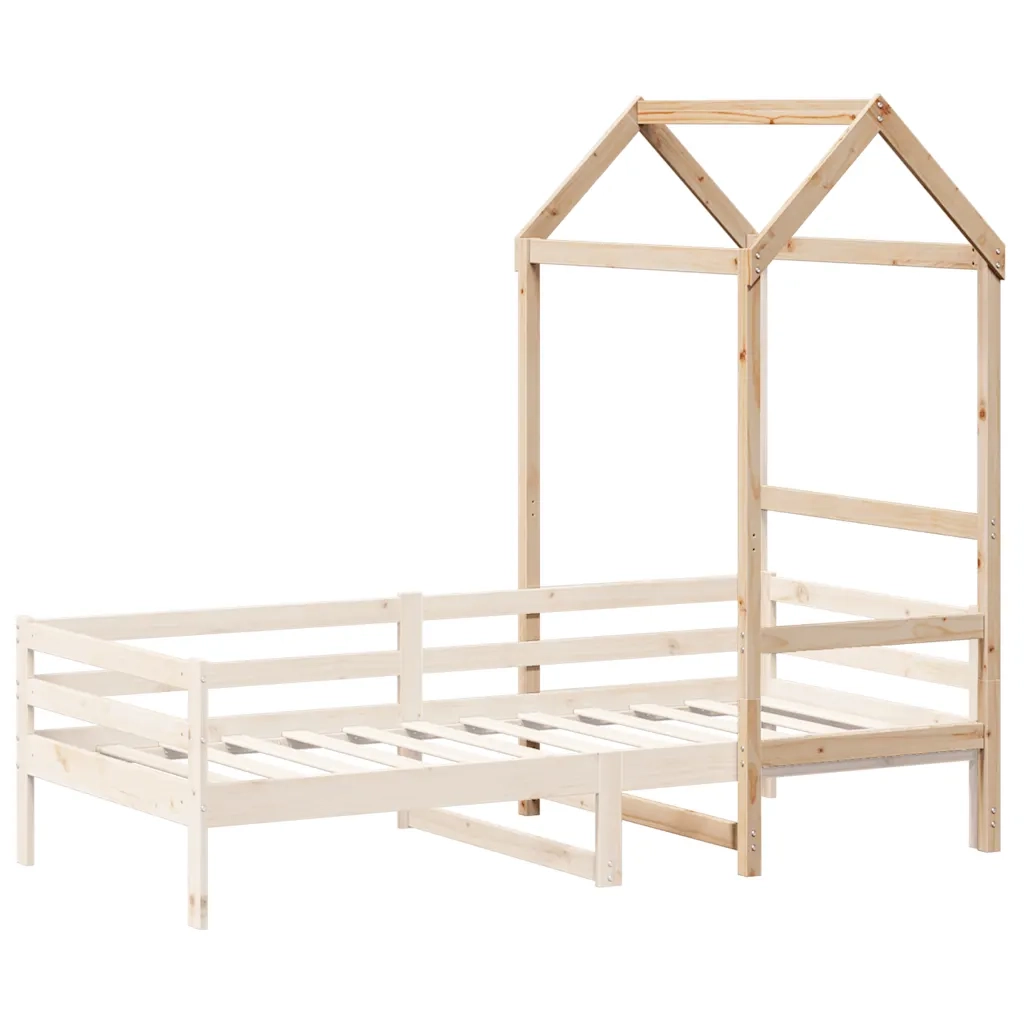 Tetto per Letto Bambini 118x70x176,5 cm Legno Massello di Pino