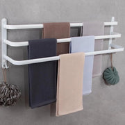 Telaio di Attacco per Parete con Ganci - Alluminio - 3 Strati - 80cm - Bianco