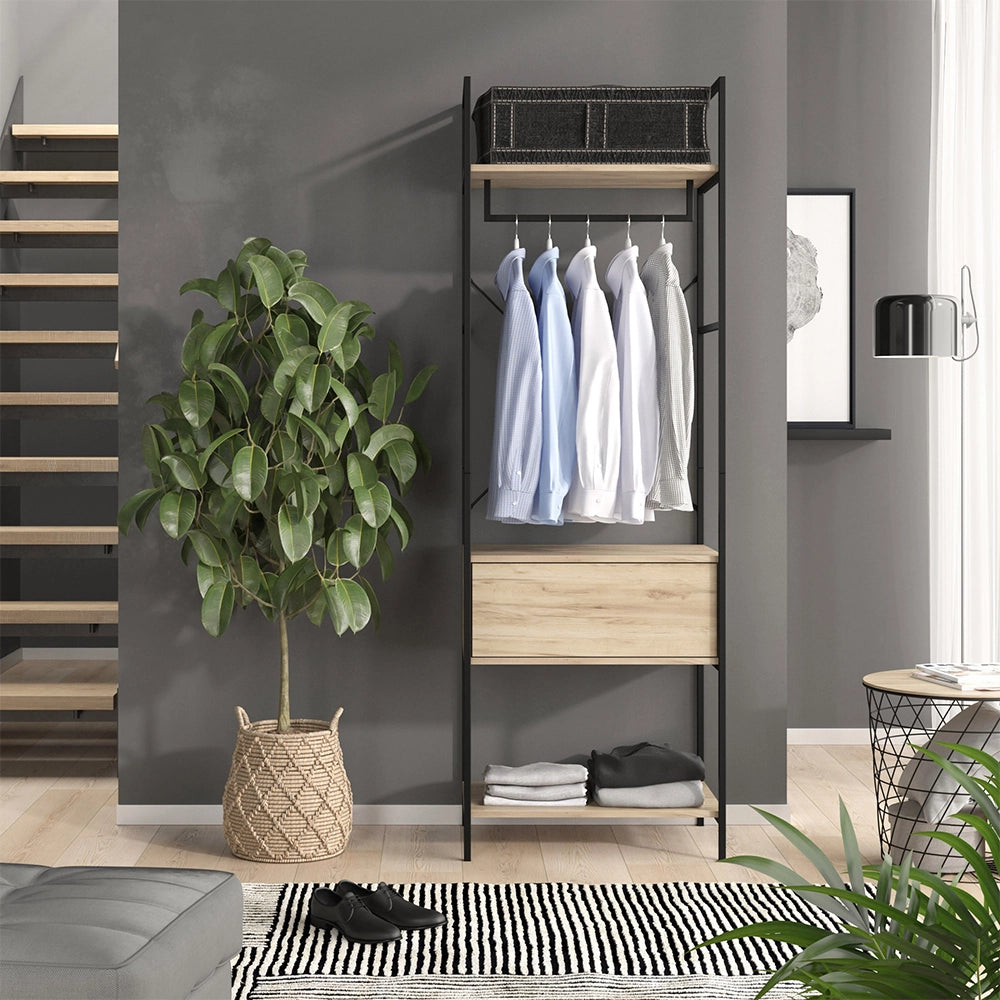 Vicco Armadio Legno 60 x 180 cm con cassetto