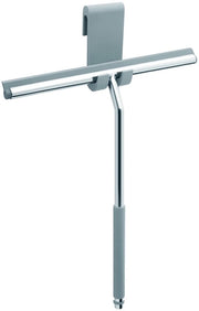 Douchewisser FANO in acciaio inox con silicone, lama larga e lunga, tipo a scomparsa, senza perforazione, per la doccia, finestra, pavimento e cabina doccia.