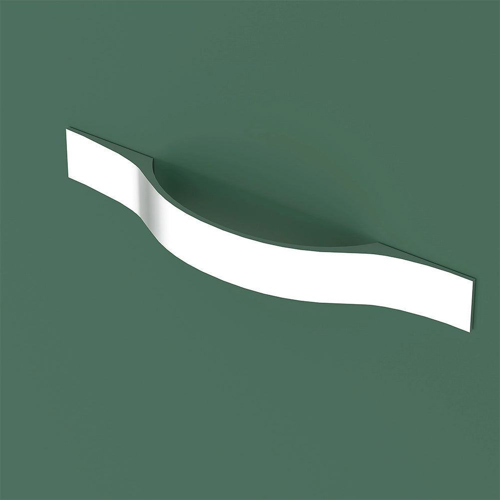 Pensile da Cucina Armadio Sospeso da Parete in Legno Design Minimal Colore Verde