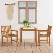 Set da Pranzo per Esterni 3 pz in Legno Massello di Teak cod mxl 41844