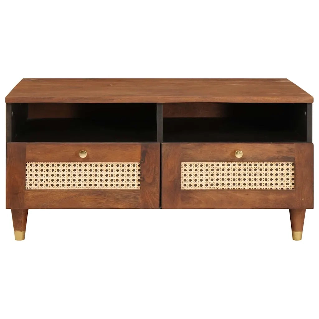 vidaXL Tavolini da salotto with Drawer Marrone 80 x 54 x 40 cm