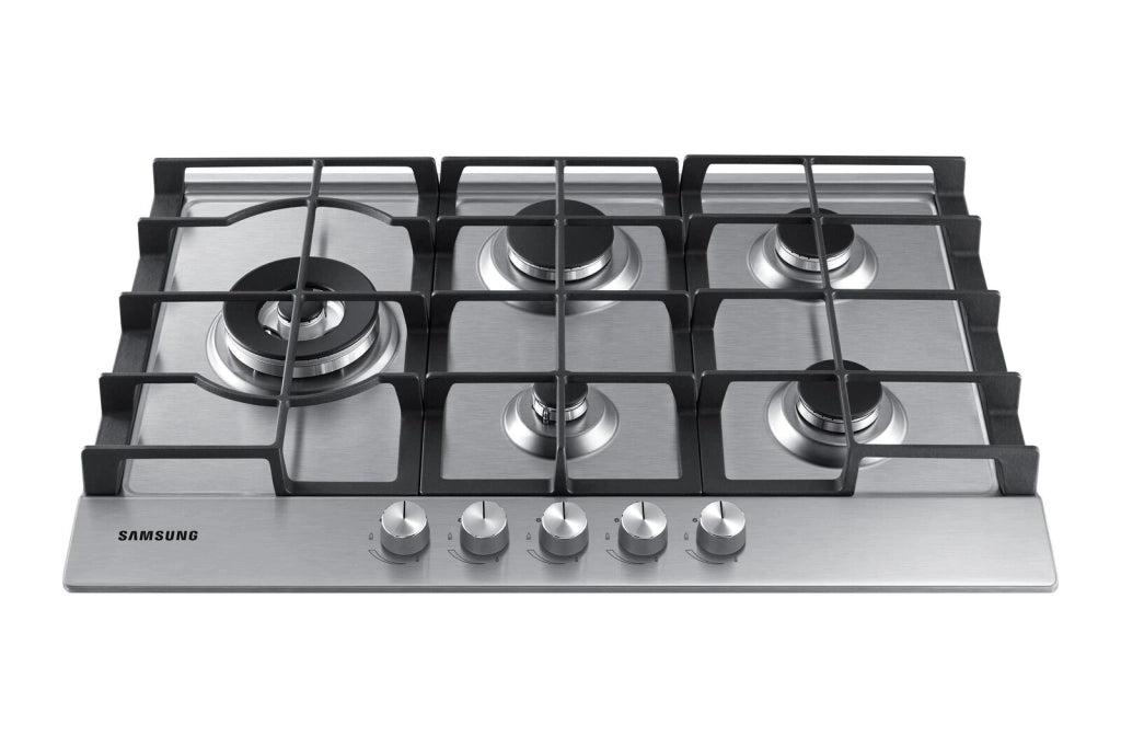 Samsung NA75J3030AS piano cottura Acciaio inox Da incasso Gas 5 Fornello(i)
