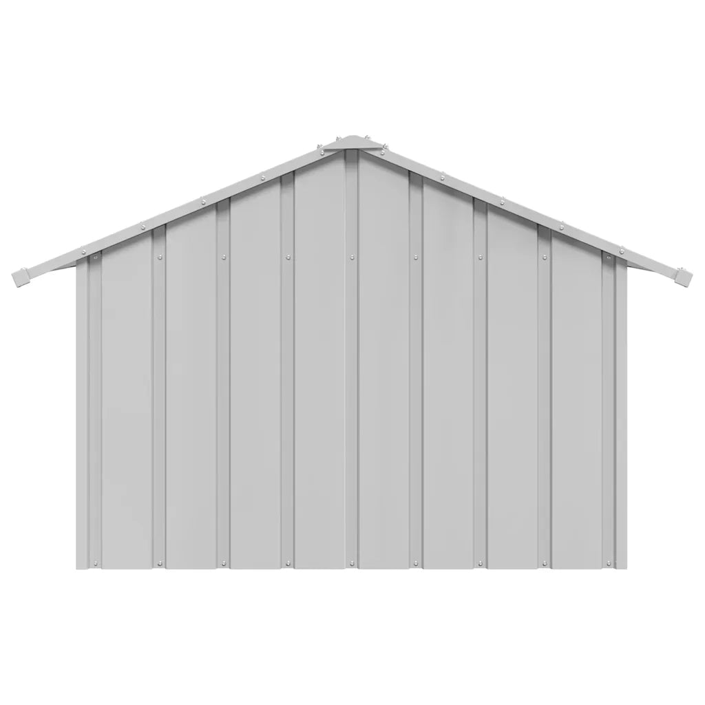 Casetta per Cani con Tetto 83x130x85 cm Acciaio Zincato 4100916