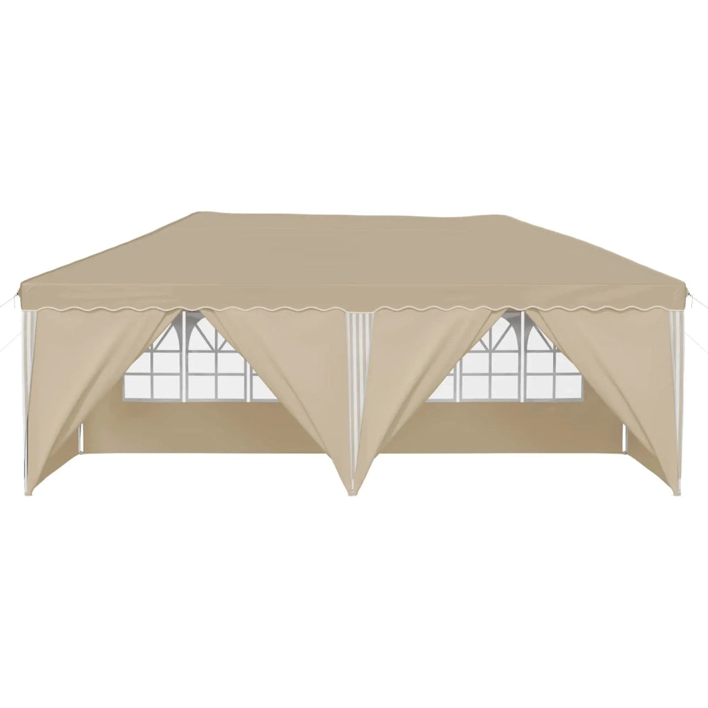 Tenda per feste a pop-up-Gazebo 575 x 288 x 245 cm Crema