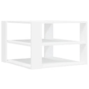 Tavolino da salotto | Tavolino da caff¨¨ | Tavolino da Soggiorno Bianco 58x58x40 cm in Legno Multistrato
