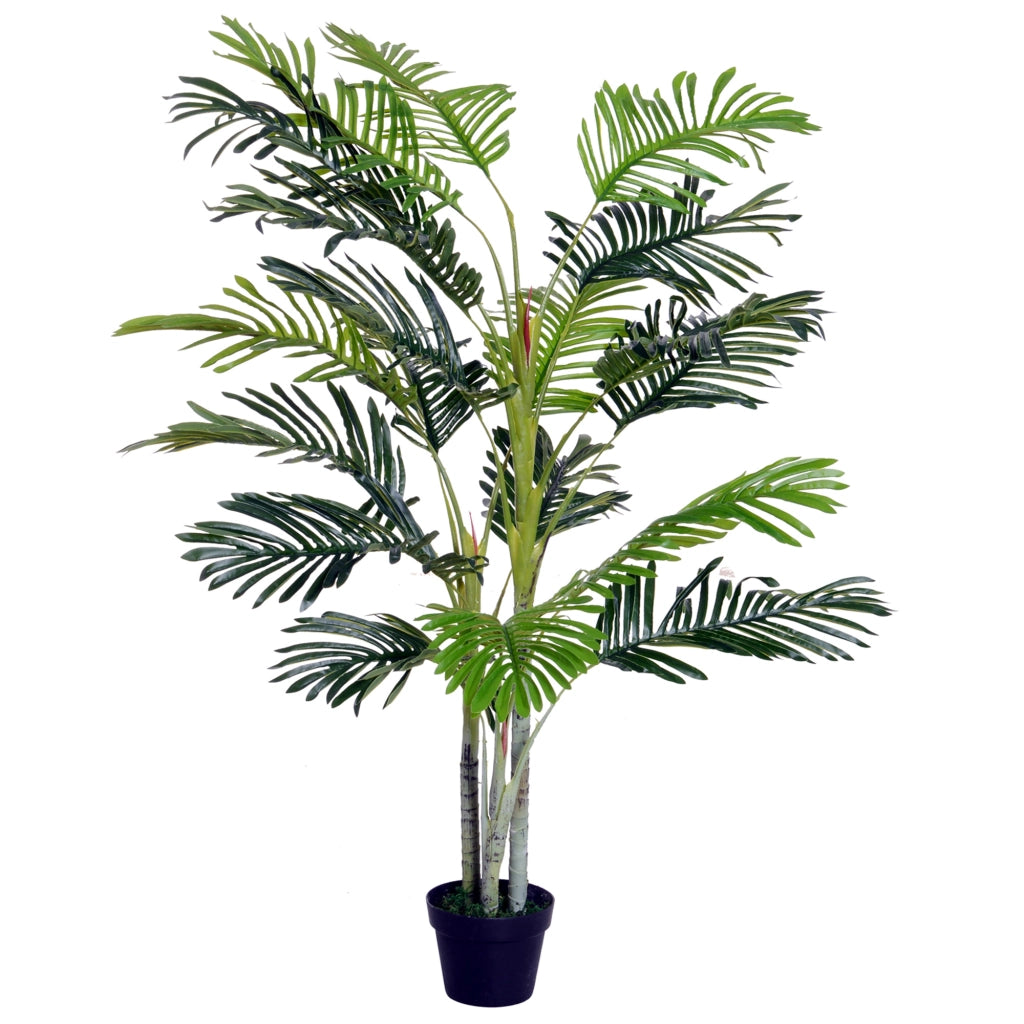 Palma Artificiale 150 cm con Vaso e Muschio ¨C zephmum ¨C Verde ?18x150 cm
