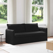 Divano Nero 196 x 82 x 85 cm Tessuto