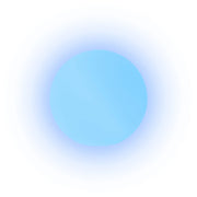 Lampada sfera di design Ø50 in polimero luce blu per interno ed esterno - Made in Italy - Monacis