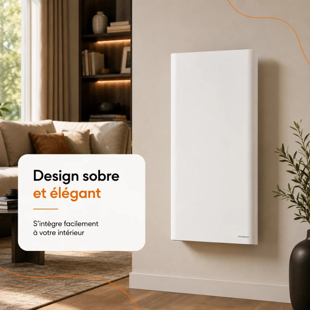 Radiatore elettrico in ghisa Wi-Fi Thomson NEMEA 1000W