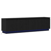 Mobile TV | Armadietto TV | Mobile Porta TV Rovere Nero 180 x 38 x 49 cm Legno multistrato