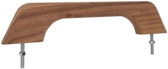 Portaoggetti in Teak - 30 cm - Resistente al Tempo - Ergonomico - Adatto per Barca/RV - Finitura di Lusso