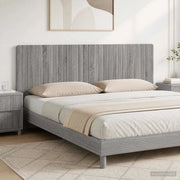 Testiera da Muro ZWOLLE Sonoma grigio Legno ingegnerizzato 896501