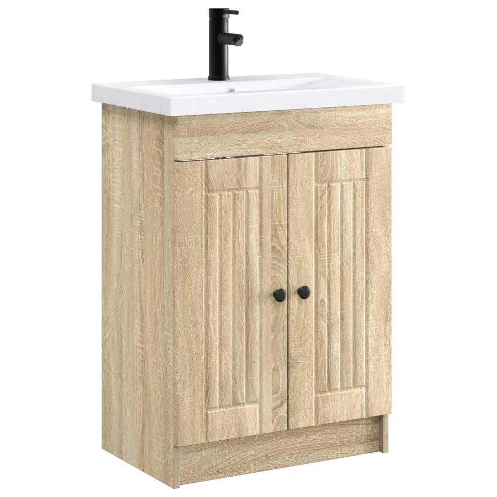Set di mobili per il bagno Rovere Sonoma 56 x 37,5 x 81 cm 3404186