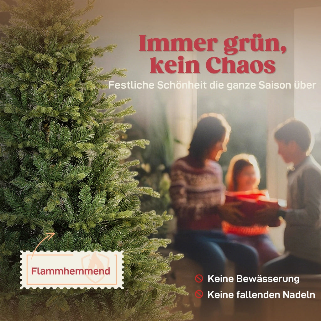 Albero di Natale artificiale ¨C zephmum ¨C Verde, metallo, facile montaggio