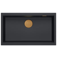 Lavello In Granito Logan 110 Black Rame