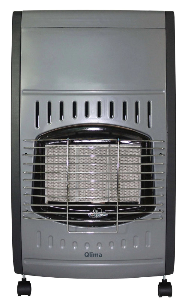 Stufa a Gas Gpl da Interno ad Infrarossi 4,2 kW Qlima GH3042R Infra Grigia