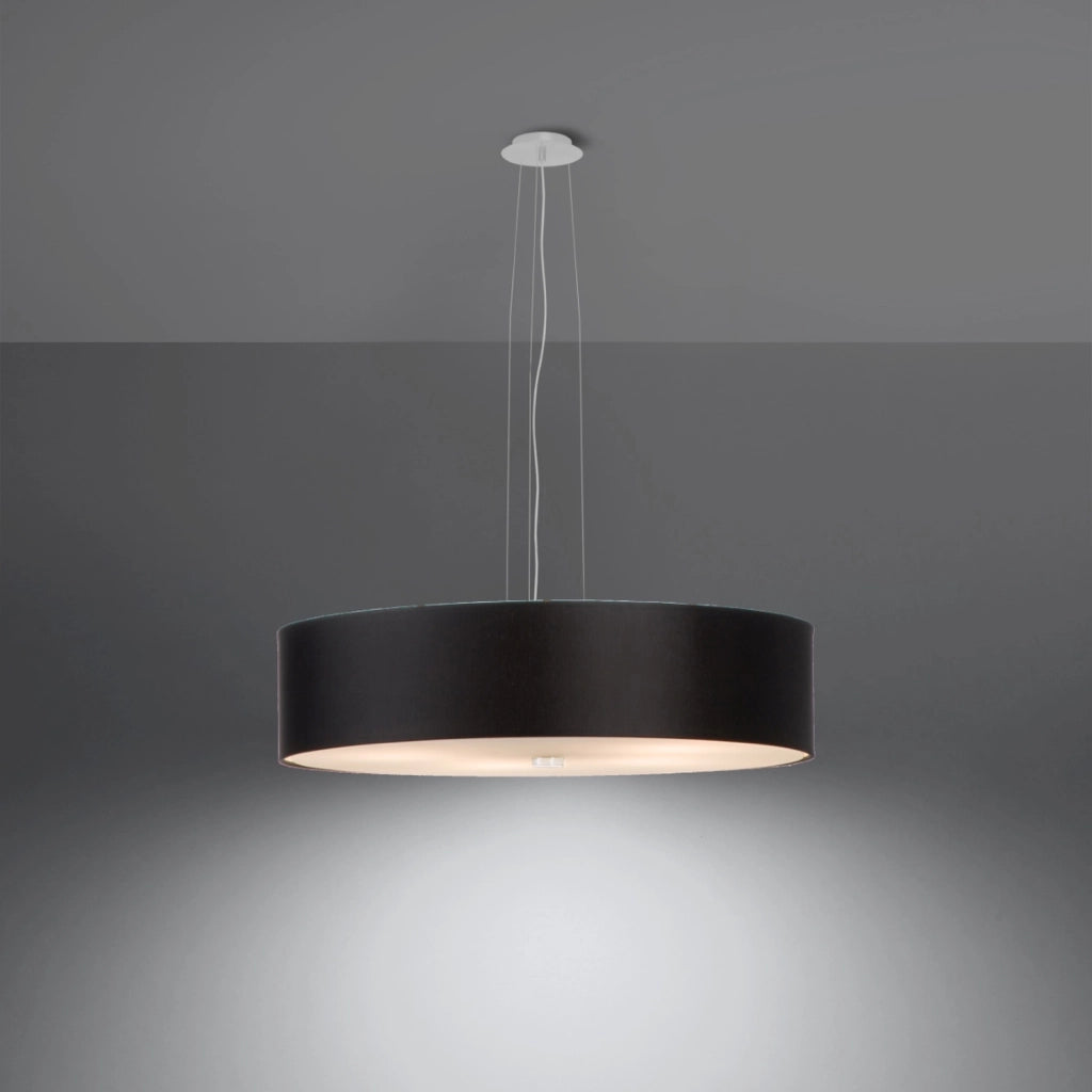 Lampada a sospensione GRADUS Pure Lume nera Ø50 5xE27