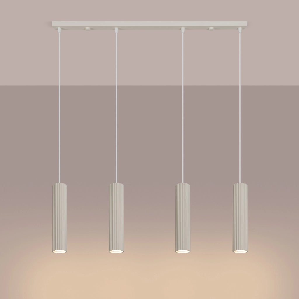 Lampada a sospensione KARBON 4L beige