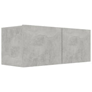 Mobile TV | Armadietto TV | Mobile Porta TV Grigio Cemento 80x30x30 cm in Legno Multistrato