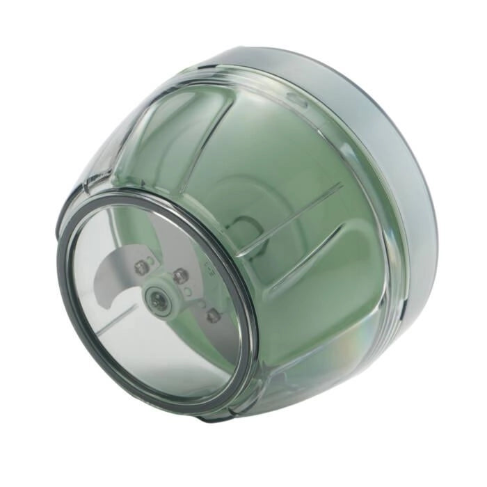 Tritatutto manuale a corda, contenitore 400ml trasparente, 3 lame acciaio inox 420, picadoras verdure cucina - SOGO
