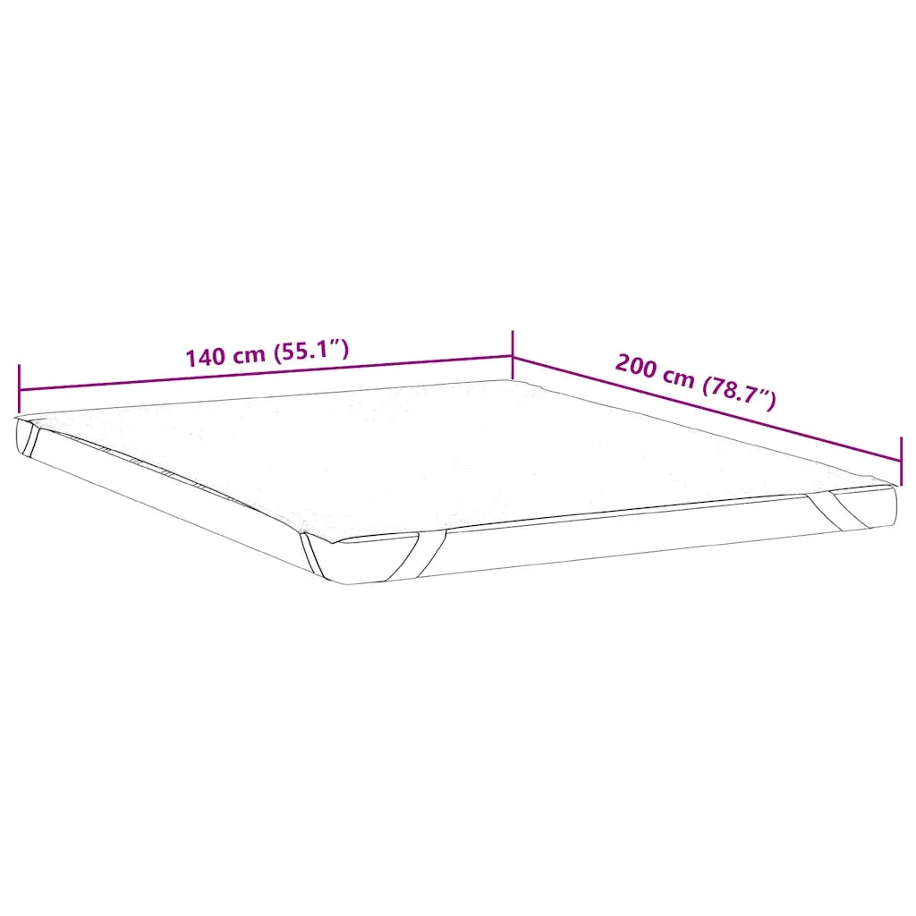 Coprimaterasso Bianco 140x200 cm Impermeabile CFW4673157