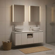 Set di Armadi da Bagno 5 pcs Bianco 53 x 15,5 x 70 cm 3406367