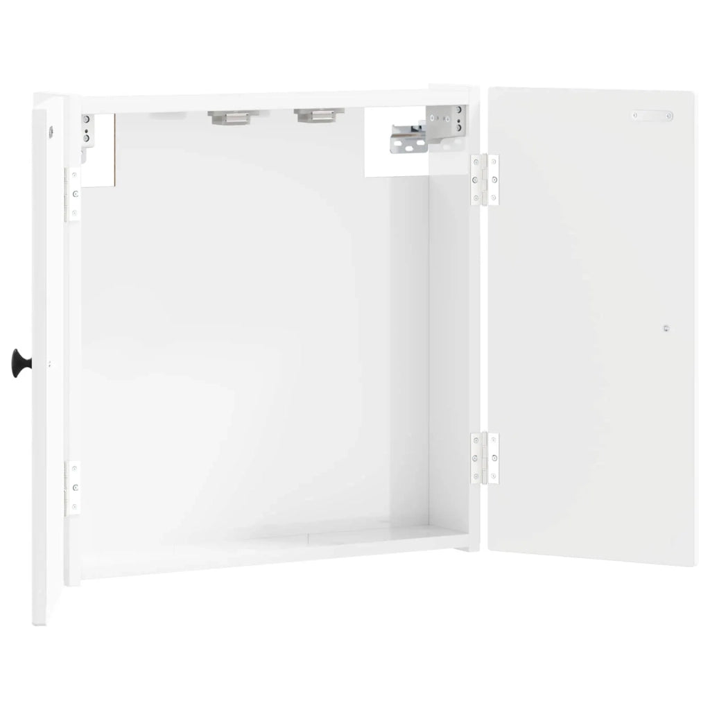 Armadio per Dartboard EDE Bianco Lucido 52,5 x 10,5 x 53,5 cm 896009
